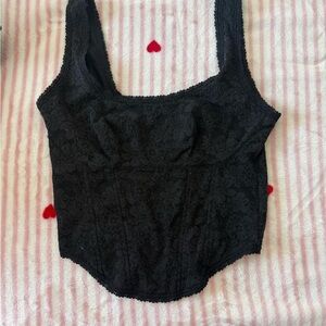 Victorias Secret Black Lace Corset